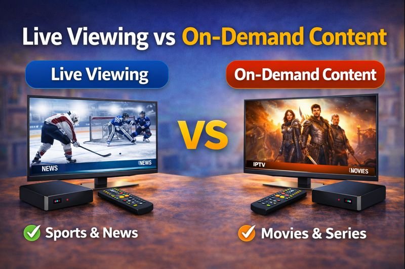 Live Viewing vs On Demand Content 