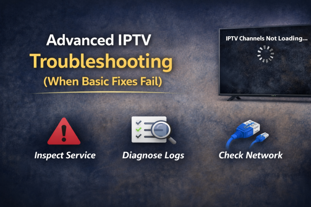 Advanced IPTV Troubleshooting (When Basic Fixes Fail)