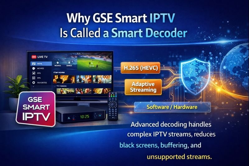 Why GSE Smart IPTV Is Called a Smart Decoder