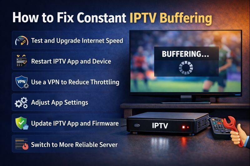 How to Fix Constant IPTV Buffering