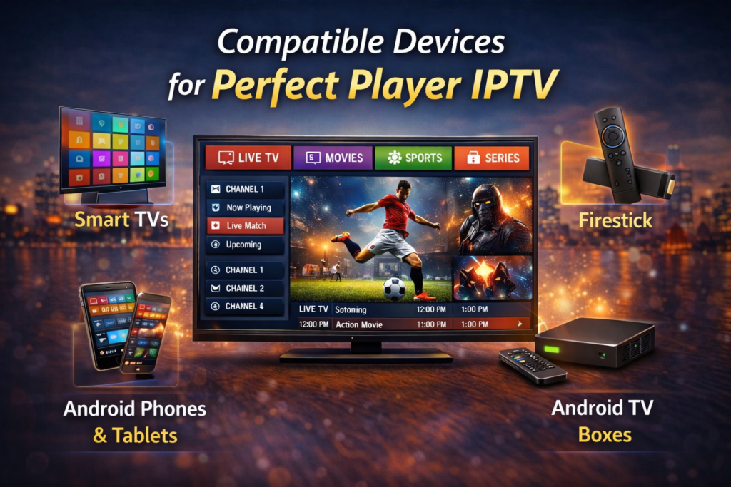 Compatible Devices for Perfect Player IPTV