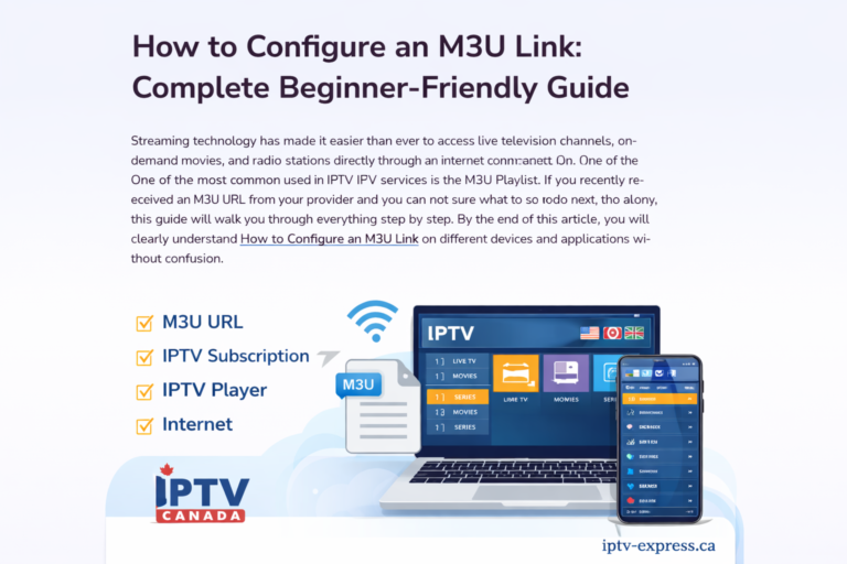 How to Configure an M3U Link