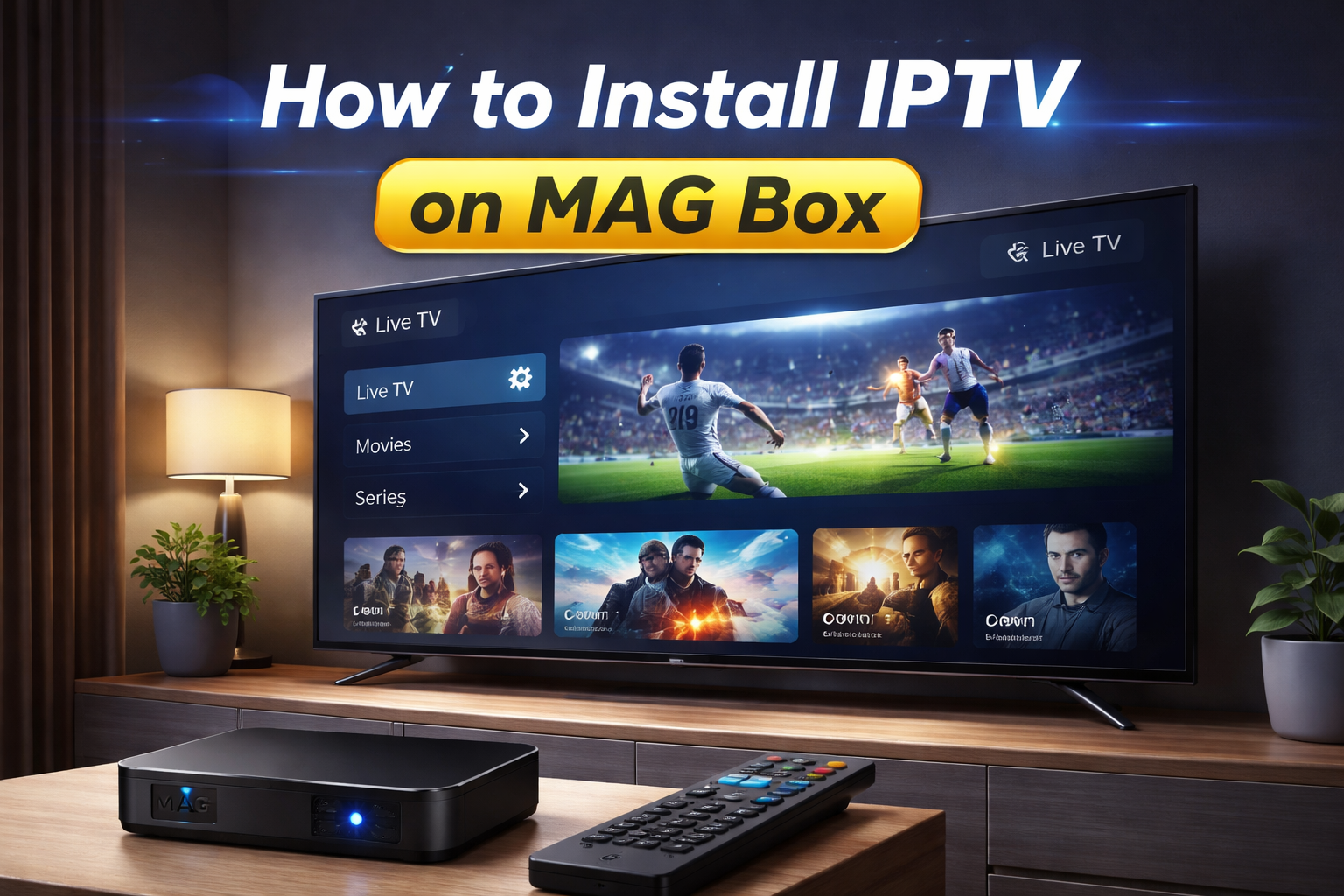 How to Install IPTV on MAG Box