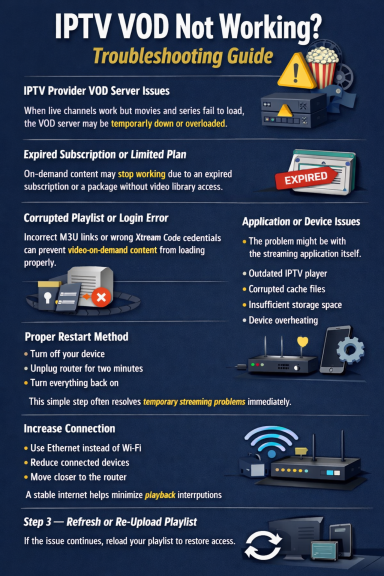 IPTV VOD Not Working