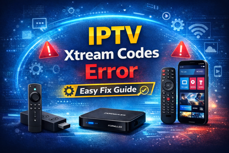 IPTV Xtream Codes Error: Easy Fix Guide