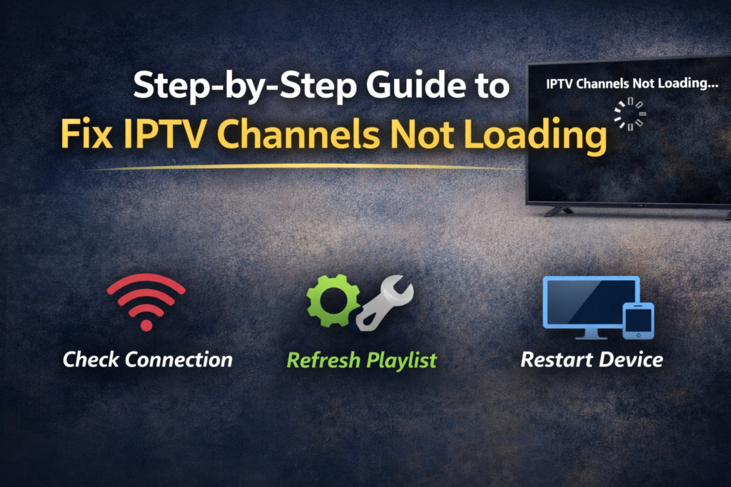 Step-by-Step Guide to Fix IPTV Channels Not Loading