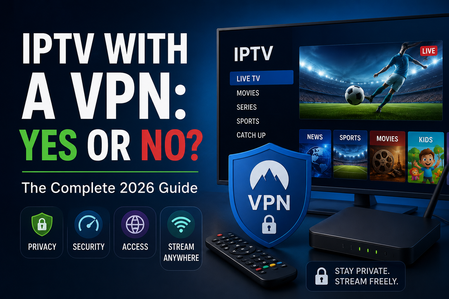IPTV with a VPN: Yes or No?